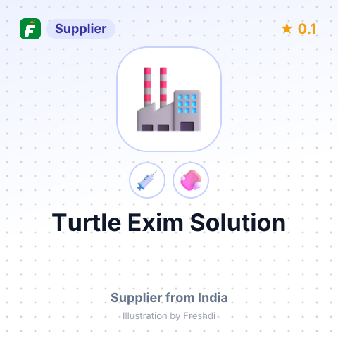 Turtle Exim Solution – summary card, no photo uploaded yet