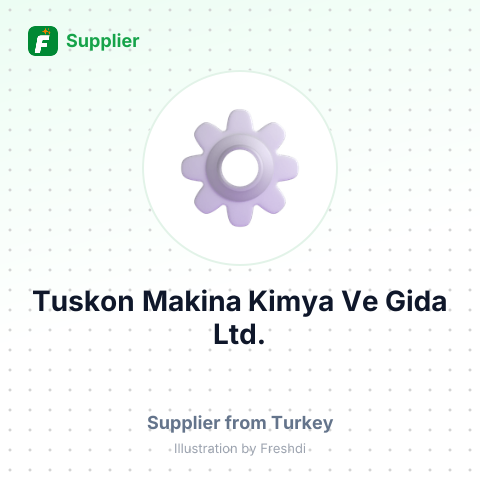Tuskon Makina Kimya Ve Gida Ltd. – summary card, no photo uploaded yet