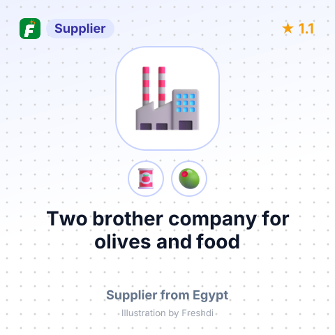 Two brother company for olives and food  – summary card, no photo uploaded yet