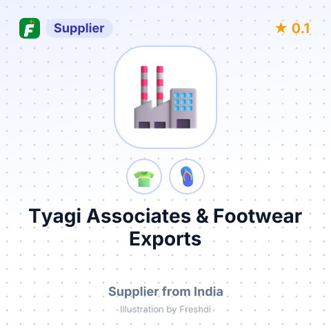Tyagi Associates & Footwear Exports  – summary card, no photo uploaded yet