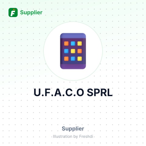 U.F.A.C.O SPRL – summary card, no photo uploaded yet