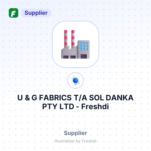 U & G FABRICS T/A SOL DANKA PTY LTD – summary card, no photo uploaded yet