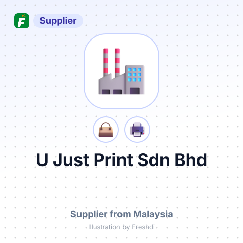 U Just Print Sdn Bhd – summary card, no photo uploaded yet