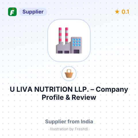 U LIVA NUTRITION LLP. – summary card, no photo uploaded yet