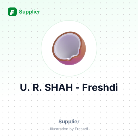 U. R. SHAH – summary card, no photo uploaded yet