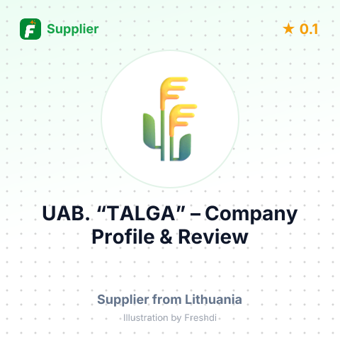 UAB. “TALGA” – summary card, no photo uploaded yet