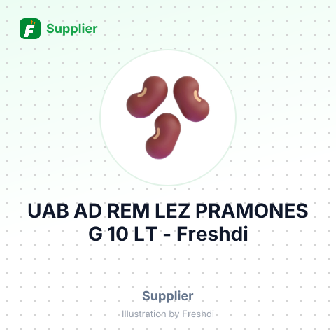 UAB AD REM LEZ PRAMONES G 10 LT – summary card, no photo uploaded yet