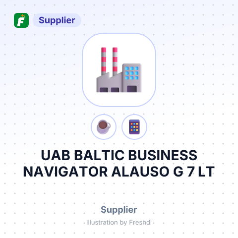 UAB BALTIC BUSINESS NAVIGATOR ALAUSO G 7 LT – summary card, no photo uploaded yet