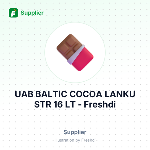 UAB BALTIC COCOA LANKU STR 16 LT – summary card, no photo uploaded yet