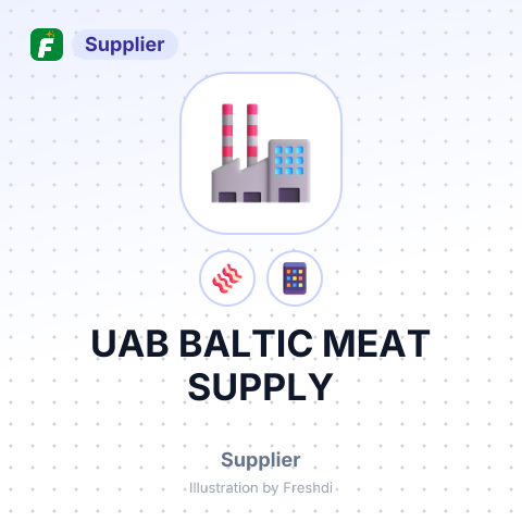 UAB BALTIC MEAT SUPPLY – summary card, no photo uploaded yet