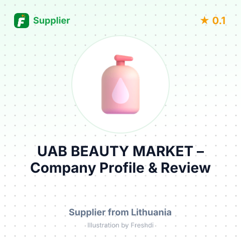 UAB BEAUTY MARKET – summary card, no photo uploaded yet