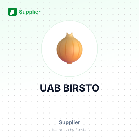 UAB BIRSTO – summary card, no photo uploaded yet