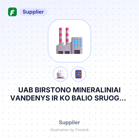 UAB BIRSTONO MINERALINIAI VANDENYS IR KO BALIO SRUOGOS 7 LT – summary card, no photo uploaded yet