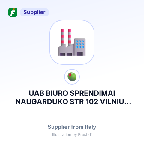 UAB BIURO SPRENDIMAI NAUGARDUKO STR 102 VILNIUS 03160 LITHUANIA – summary card, no photo uploaded yet