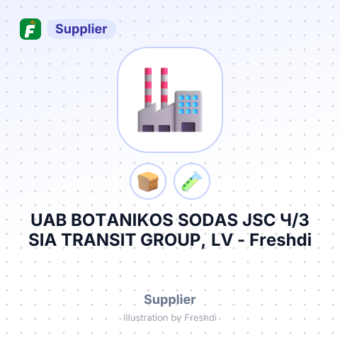 UAB BOTANIKOS SODAS JSC Ч/З SIA TRANSIT GROUP, LV – summary card, no photo uploaded yet