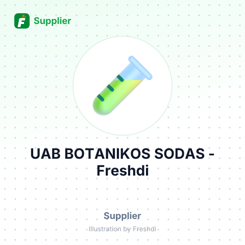 UAB BOTANIKOS SODAS – summary card, no photo uploaded yet