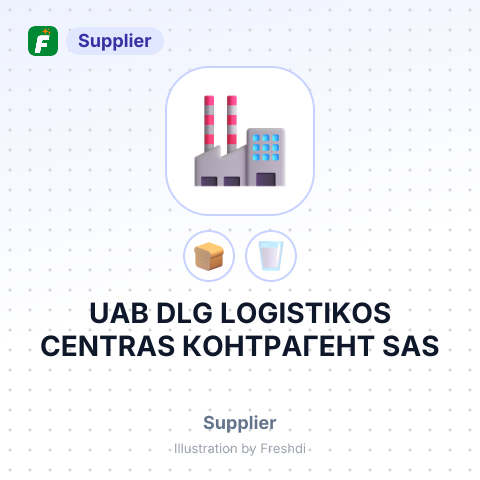 UAB DLG LOGISTIKOS CENTRAS КОНТРАГЕНТ SAS – summary card, no photo uploaded yet