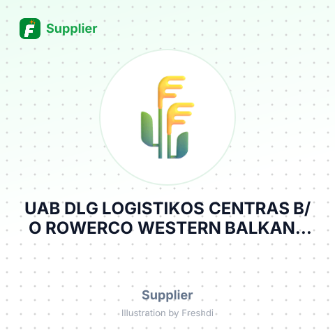 UAB DLG LOGISTIKOS CENTRAS B/O ROWERCO WESTERN BALKANS D.O.O – summary card, no photo uploaded yet