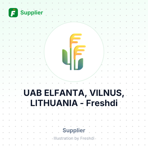 UAB ELFANTA, VILNUS, LITHUANIA – summary card, no photo uploaded yet