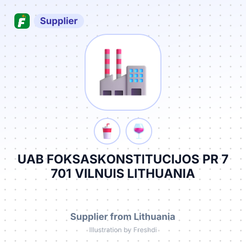 UAB FOKSASKONSTITUCIJOS PR 7 701 VILNUIS LITHUANIA – summary card, no photo uploaded yet