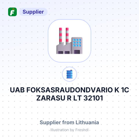 UAB FOKSASRAUDONDVARIO K 1C ZARASU R LT 32101 LITHUANIA – summary card, no photo uploaded yet