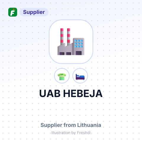 UAB HEBEJA – summary card, no photo uploaded yet