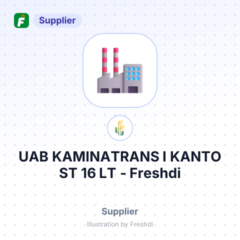 UAB KAMINATRANS I KANTO ST 16 LT – summary card, no photo uploaded yet