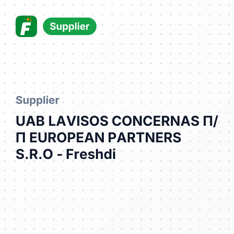 UAB LAVISOS CONCERNAS П/П EUROPEAN PARTNERS S.R.O – summary card, no photo uploaded yet