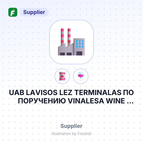UAB LAVISOS LEZ TERMINALAS ПО ПОРУЧЕНИЮ VINALESA WINE GROUP, S.L – summary card, no photo uploaded yet