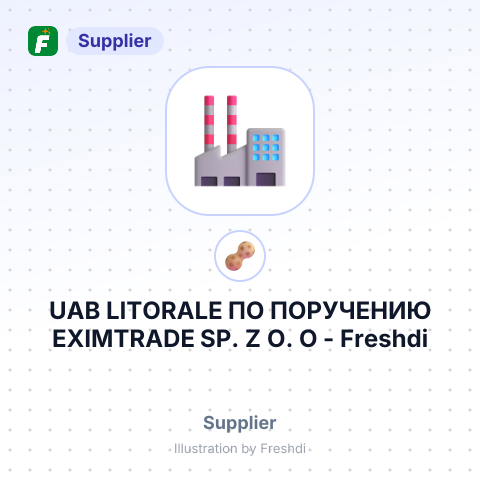 UAB LITORALE ПО ПОРУЧЕНИЮ EXIMTRADE SP. Z O. O – summary card, no photo uploaded yet