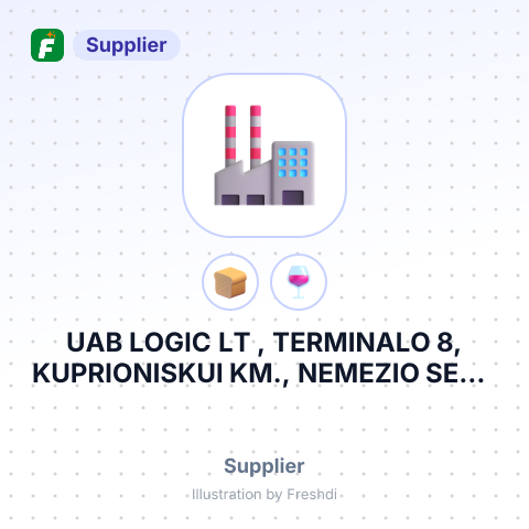 UAB LOGIC LT , TERMINALO 8, KUPRIONISKUI KM., NEMEZIO SEN., VILNIAUS RAJ., LITHUANIA ON BEHAIF OF BORDEAUX WINES MARKET SARL – summary card, no photo uploaded yet