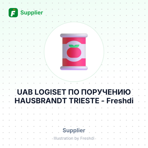 UAB LOGISET ПО ПОРУЧЕНИЮ HAUSBRANDT TRIESTE – summary card, no photo uploaded yet