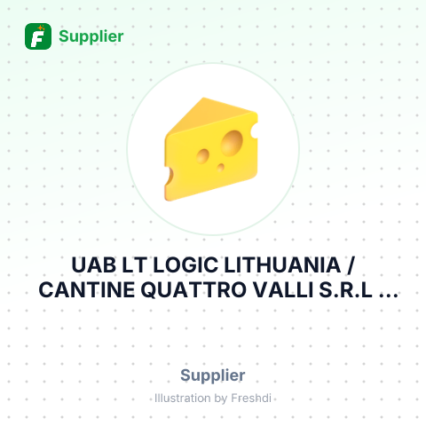 UAB LT LOGIC LITHUANIA / CANTINE QUATTRO VALLI S.R.L – summary card, no photo uploaded yet