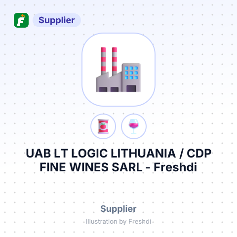 UAB LT LOGIC LITHUANIA / CDP FINE WINES SARL – summary card, no photo uploaded yet