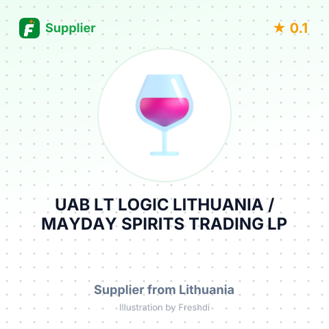 UAB LT LOGIC LITHUANIA /MAYDAY SPIRITS TRADING LP – summary card, no photo uploaded yet