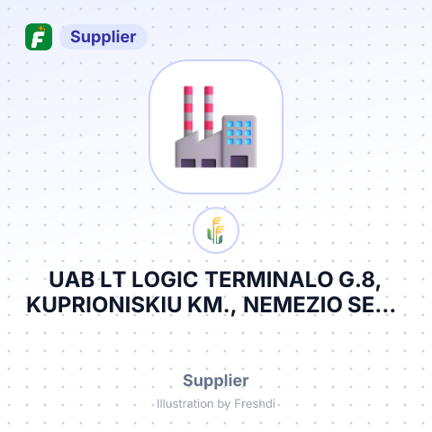 UAB LT LOGIC TERMINALO G.8, KUPRIONISKIU KM., NEMEZIO SEN., VILNIUS RAJ, LITHUANIA П/П BROUWERIJ DE BRABANDERE NV – summary card, no photo uploaded yet