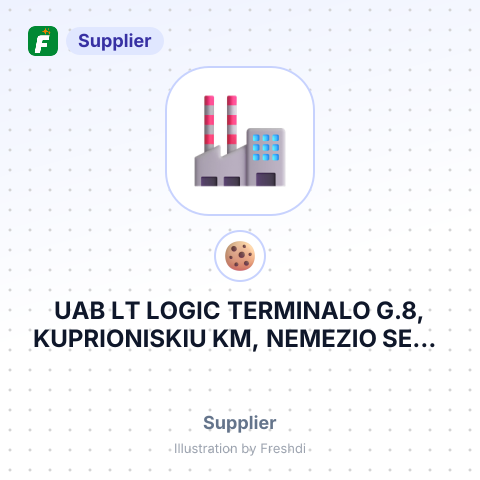 UAB LT LOGIC TERMINALO G.8, KUPRIONISKIU KM, NEMEZIO SEN., VILNIUS REG, LITHUANIA П/П MUSETTI S.P.A – summary card, no photo uploaded yet