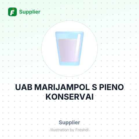 UAB MARIJAMPOL S PIENO KONSERVAI – summary card, no photo uploaded yet