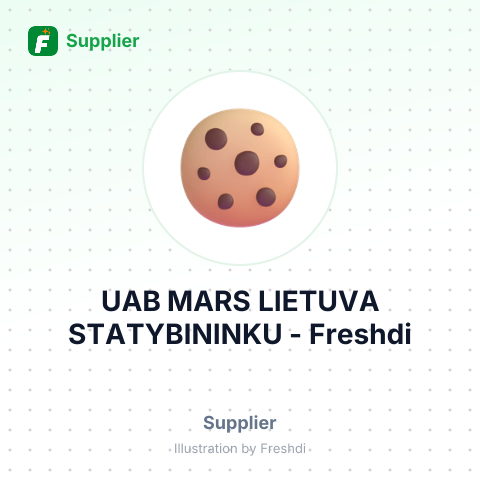 UAB MARS LIETUVA STATYBININKU – summary card, no photo uploaded yet