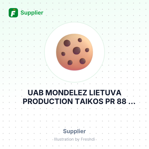 UAB MONDELEZ LIETUVA PRODUCTION TAIKOS PR 88 KAUNAS ЛИТВА – summary card, no photo uploaded yet
