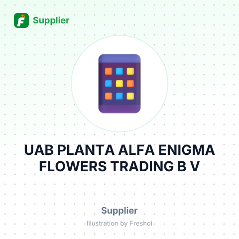 UAB PLANTA ALFA ENIGMA FLOWERS TRADING B V – summary card, no photo uploaded yet