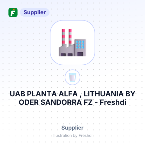 UAB PLANTA ALFA , LITHUANIA BY ODER SANDORRA FZ – summary card, no photo uploaded yet