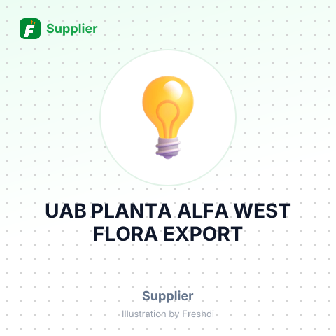 UAB PLANTA ALFA WEST FLORA EXPORT – summary card, no photo uploaded yet