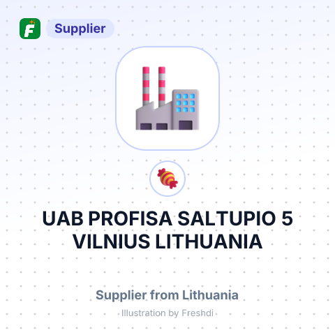 UAB PROFISA SALTUPIO 5 VILNIUS LITHUANIA – summary card, no photo uploaded yet
