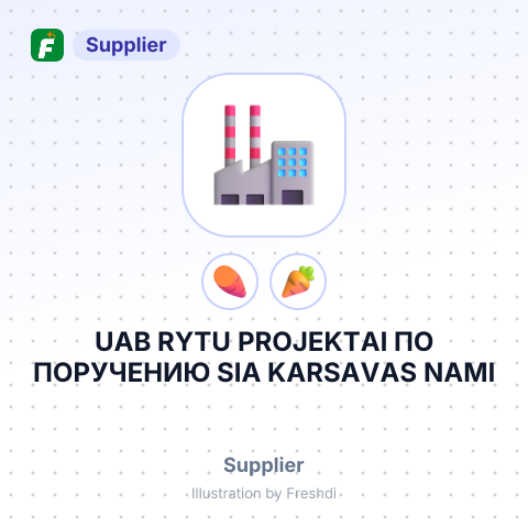 UAB RYTU PROJEKTAI ПО ПОРУЧЕНИЮ SIA KARSAVAS NAMI – summary card, no photo uploaded yet