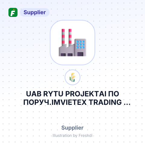 UAB RYTU PROJEKTAI ПО ПОРУЧ.IMVIETEX TRADING COMPANY LIMITED – summary card, no photo uploaded yet