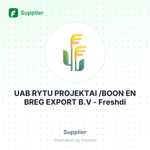UAB RYTU PROJEKTAI /BOON EN BREG EXPORT B.V – summary card, no photo uploaded yet