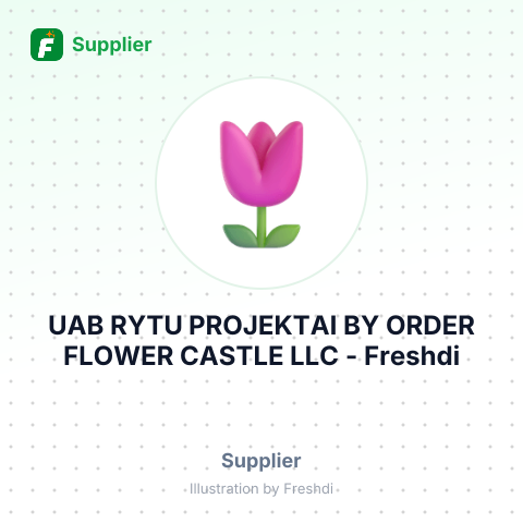 UAB RYTU PROJEKTAI BY ORDER FLOWER CASTLE LLC – summary card, no photo uploaded yet