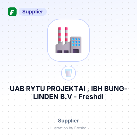 UAB RYTU PROJEKTAI , IBH BUNG-LINDEN B.V – summary card, no photo uploaded yet