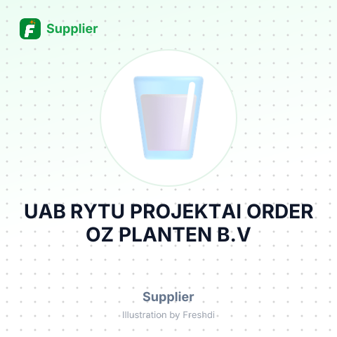 UAB RYTU PROJEKTAI ORDER OZ PLANTEN B.V – summary card, no photo uploaded yet
